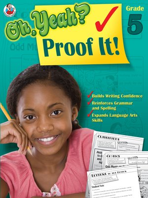 cover image of Oh Yeah? Proof It!, Grade 5